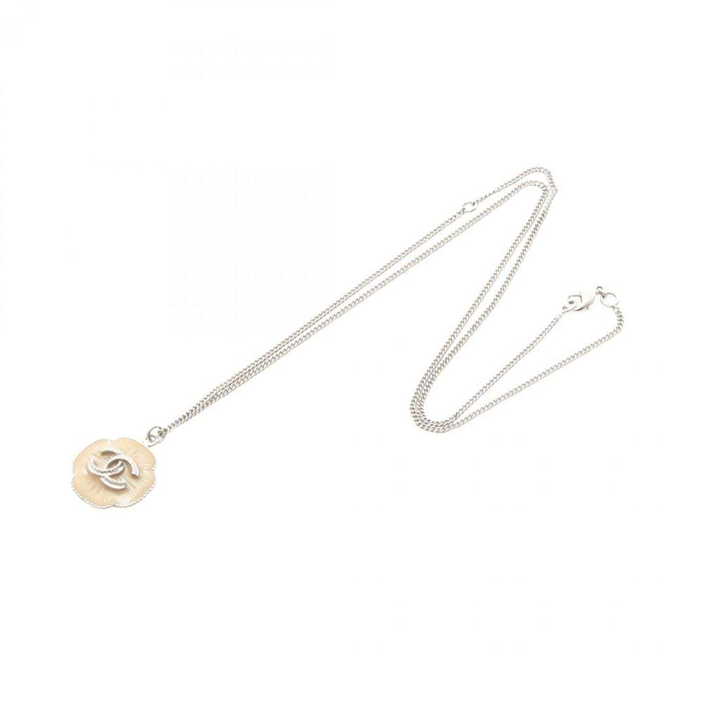 CHANEL Silver Logo Necklace - Picture 3 of 7
